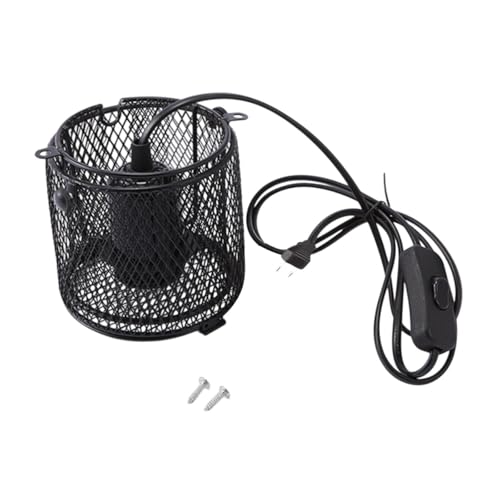 Colcolo Reptilienlampenschatten -Reptilienzubehör, E27.200W, Anti -Verbrichters, Wärme -Emitter -Börsenheizlampenabdeckung für Haustiervögel von Colcolo