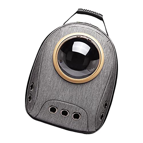 Colcolo Rucksack Tragetasche, Hunderucksack, Haustierblasenrucksack für Kleine, Hunde, Belüfteter Transparenter Kapselrucksack für Den Auß, Grau Colcolo Rucksack Tragetasche, Hunderucksack, Haustierblasenrucksack für Kleine, Hunde, Belüfteter Transparenter Kapselrucksack für Den Auß, Grau von Colcolo