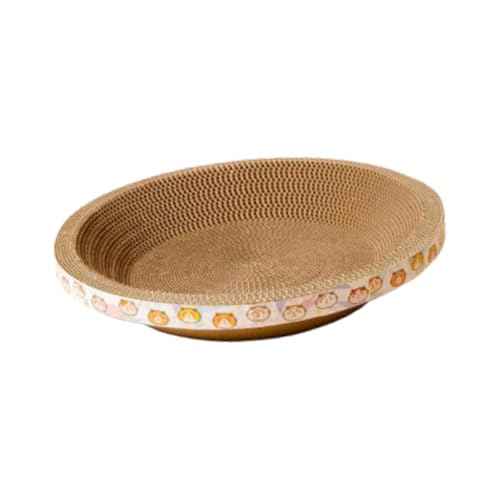 Colcolo Rundes Katzenkratzbett, Katzenkratzunterlage, Heimtierbedarf, Kratzbrett, Katzennest zum Schleifen von Krallen, Möbelschutz, Groß Colcolo Rundes Katzenkratzbett, Katzenkratzunterlage, Heimtierbedarf, Kratzbrett, Katzennest zum Schleifen von Krallen, Möbelschutz, Groß von Colcolo