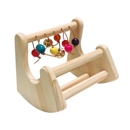 Colcolo Schaukelvogel-Sitzstangenspielzeug, Vogel-Anreicherungsspielzeug, Vogelkäfig-Zubehör, einzigartiges Papageienspielzeug aus Holz, Vogelspielständer für Colcolo Schaukelvogel-Sitzstangenspielzeug, Vogel-Anreicherungsspielzeug, Vogelkäfig-Zubehör, einzigartiges Papageienspielzeug aus Holz, Vogelspielständer für von Colcolo