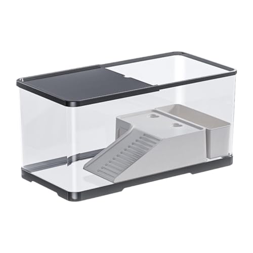 Colcolo Schildkrötenbecken, Schildkrötenaquarium, stabil mit Deckel, Reptilienhabitat, mit Plattform, für Frosch, Schlange, Bartagamen, Leoparden, Klein Colcolo Schildkrötenbecken, Schildkrötenaquarium, stabil mit Deckel, Reptilienhabitat, mit Plattform, für Frosch, Schlange, Bartagamen, Leoparden, Klein von Colcolo