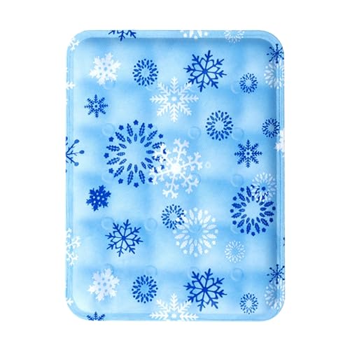 Colcolo Selbstkühlendes Pad für Hunde, Kühlmatte für Haustiere, wasserdichtes Haustierbett, Hundematte, Katzenkühlmatte für den Innenbereich, Kätzchen, Blau von Colcolo