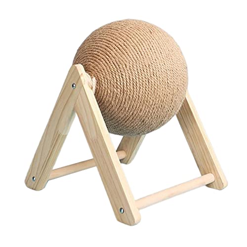 Colcolo Sisal-Katzenkratzen, drehbarer Ball für Haustier, Kätzchen, Haustierspielzeug, interaktives Katzenkratzspielzeug, Indoor-Katzenspielzeug, V-förmig Colcolo Sisal-Katzenkratzen, drehbarer Ball für Haustier, Kätzchen, Haustierspielzeug, interaktives Katzenkratzspielzeug, Indoor-Katzenspielzeug, V-förmig von Colcolo