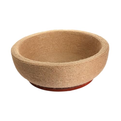 Colcolo Sisal-Katzenkratznest, rund, Schleifen, Pfoten, Schärfen der Nägel, 35 x 16 cm, Haustierspielzeug, Möbelschutz, 2-in-1-Kratzbrett Colcolo Sisal-Katzenkratznest, rund, Schleifen, Pfoten, Schärfen der Nägel, 35 x 16 cm, Haustierspielzeug, Möbelschutz, 2-in-1-Kratzbrett von Colcolo