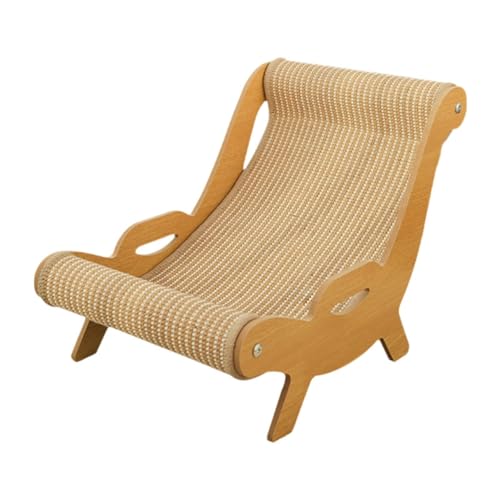 Colcolo Sisal-Stuhl für Katzen, Sisal-Bett für Katzen, zum Spielen, multifunktional, einzigartig, süß, stilvoll, Haustierliege, Chaiselongue für Welpen, von Colcolo