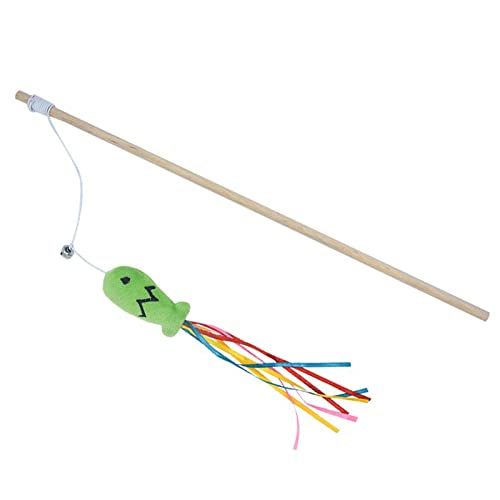 Colcolo Toy Rope mit Glocke, Fun Playing Interactive Toys, Kitten Rod Toy für Indoor-Katzen, Haustierzubehör, GRÜN Colcolo Toy Rope mit Glocke, Fun Playing Interactive Toys, Kitten Rod Toy für Indoor-Katzen, Haustierzubehör, GRÜN von Colcolo