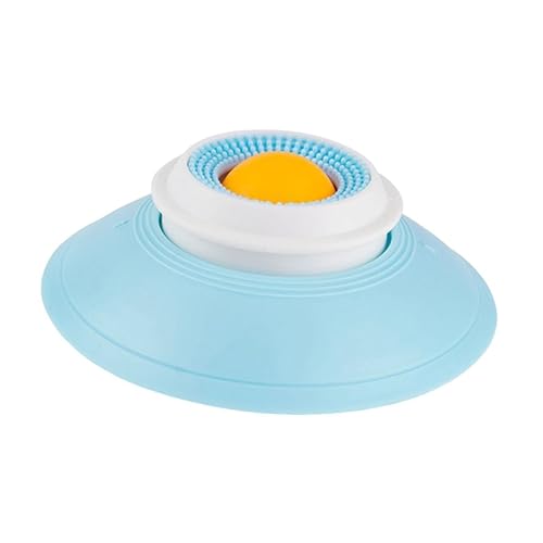 Colcolo Treat Toy Dog Puzzle Toy Treats Tablett Haustiere Vorräte mit Saugbecher langsam Fütterung Hundespielzeug für kleine mittlere Rasse, Gelb Blau Colcolo Treat Toy Dog Puzzle Toy Treats Tablett Haustiere Vorräte mit Saugbecher langsam Fütterung Hundespielzeug für kleine mittlere Rasse, Gelb Blau von Colcolo