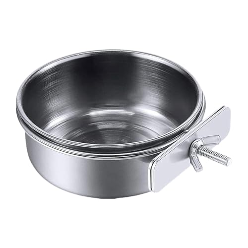 Colcolo Vogelfutternapf, Vogelfutternapf mit Klemmhalter, Papageienfutternäpfe, Vogelkäfig-Wassernapf, für Kleintiere, S Colcolo Vogelfutternapf, Vogelfutternapf mit Klemmhalter, Papageienfutternäpfe, Vogelkäfig-Wassernapf, für Kleintiere, S von Colcolo