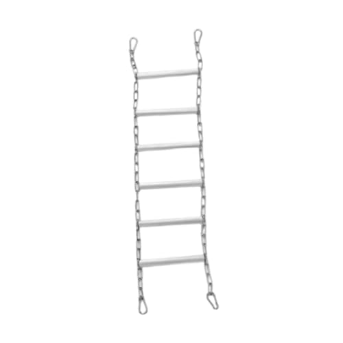 Colcolo Vogelleiter-Brücke, Papageien-Spielständer, Edelstahl-Papageienübungsständer, Sitzstangenkäfig-Zubehör für Eichhörnchensittiche, 15 Mm Standstange von Colcolo