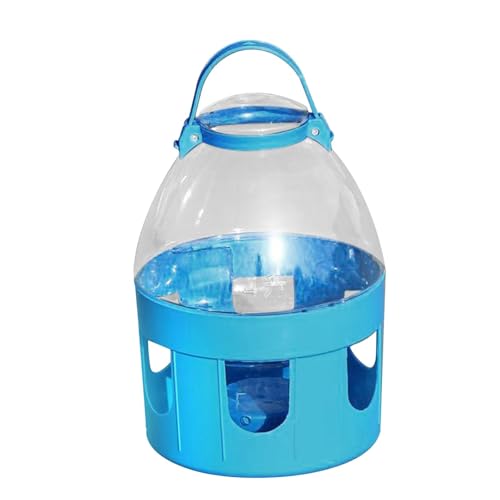 Colcolo Vogelwasserfutterautometer -Trinker leicht zu reinigen Eimer -Fütterungsinstrument Wasserspender für Viehfaser Fashen Giene Taubenbauern, 4l von Colcolo
