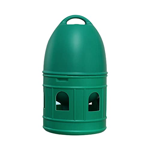 Colcolo -Wasserspender-Futterspender mit großer Kapazität, Wasserflasche mit Griff, Vogeltränke für Entensittich, Papagei, Huhn, Vogelkäfig-Zubehör, GRÜN von Colcolo