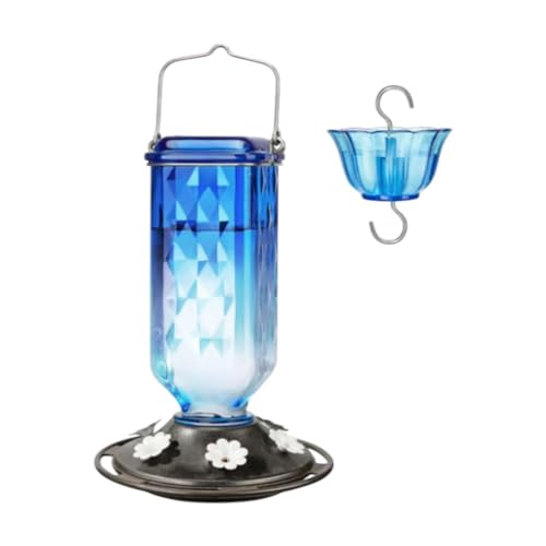 Colcolo für Außenhänge mit Wasserspender großer Kapazität Gartendekoration Birdfeeder für Hof, Blau von Colcolo