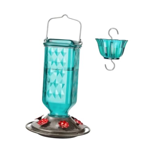 Colcolo für Außenhänge mit Wasserspender großer Kapazität Gartendekoration Birdfeeder für Hof, GrÜn von Colcolo