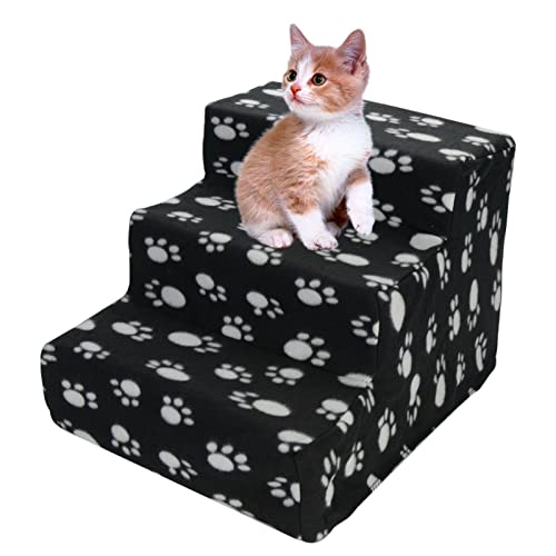 ColdShine 3 Stufen Haustiertreppe Hundetreppe Mit Plüschbezug Katzentreppen Kletterassistent Kletterhilfshundeleiter für Hauskatzen und Hunde 45 x 30 x 35cm ColdShine 3 Stufen Haustiertreppe Hundetreppe Mit Plüschbezug Katzentreppen Kletterassistent Kletterhilfshundeleiter für Hauskatzen und Hunde 45 x 30 x 35cm von ColdShine
