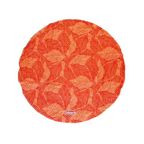 Coleman Haustiermatte, rund, wendbar, Größe M, 61 cm, Rot / Koralle von Coleman