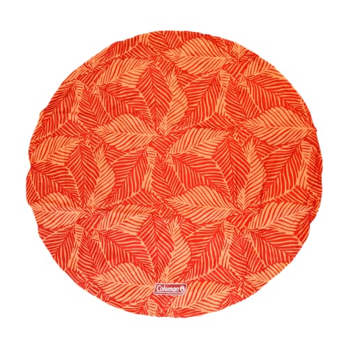 Coleman Haustiermatte, rund, wendbar, groß, 91,4 cm, Rot / Koralle von Coleman