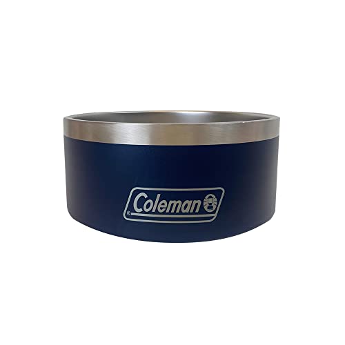 Coleman Hundenapf aus Edelstahl, pulverbeschichtet, 1,8 l, Marineblau von Coleman