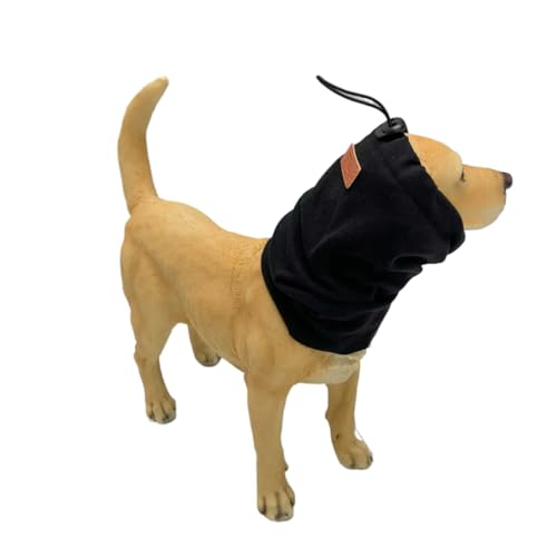 Colenumone Hunde-Ohrenschutz, beruhigende Kapuze und Hals-/Ohrenwärmer mit verstellbarem Kordelzug, zur Linderung von Angstzuständen, Fellpflege und kaltem Wetter, Schwarz, Größe L Colenumone Hunde-Ohrenschutz, beruhigende Kapuze und Hals-/Ohrenwärmer mit verstellbarem Kordelzug, zur Linderung von Angstzuständen, Fellpflege und kaltem Wetter, Schwarz, Größe L von Colenumone