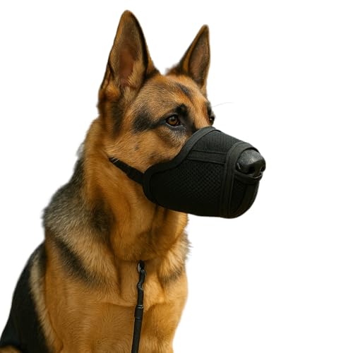 Colenumone Maulkorb für Hunde, atmungsaktiver Netz-Maulkorb für kleine, mittelgroße und große Hunde – Anti-Beißen, Kauen und Schnitzen, ermöglicht Hecheln und Trinken, verstellbarer weicher Colenumone Maulkorb für Hunde, atmungsaktiver Netz-Maulkorb für kleine, mittelgroße und große Hunde – Anti-Beißen, Kauen und Schnitzen, ermöglicht Hecheln und Trinken, verstellbarer weicher von Colenumone