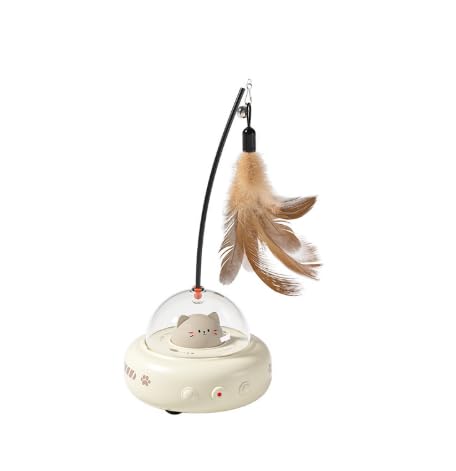 Colexy Katzenspielzeug, Interaktives Katzenspielzeug, Geräuscharmes Katzenspielzeugs mit Intelligenter Hindernisvermeidung, USB-Aufladbar, 360°Rotation für Katzen Jeden Alters Colexy Katzenspielzeug, Interaktives Katzenspielzeug, Geräuscharmes Katzenspielzeugs mit Intelligenter Hindernisvermeidung, USB-Aufladbar, 360°Rotation für Katzen Jeden Alters von Colexy