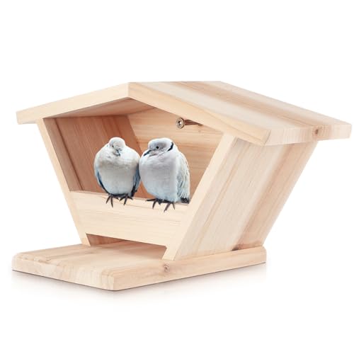 Colingmill Zederntaube Nistkasten Holz Vogelhäuser Morgentaube Nistkasten Vogelhäuser für Außentaube zur Überdachung Plattform Colingmill Zederntaube Nistkasten Holz Vogelhäuser Morgentaube Nistkasten Vogelhäuser für Außentaube zur Überdachung Plattform von Colingmill