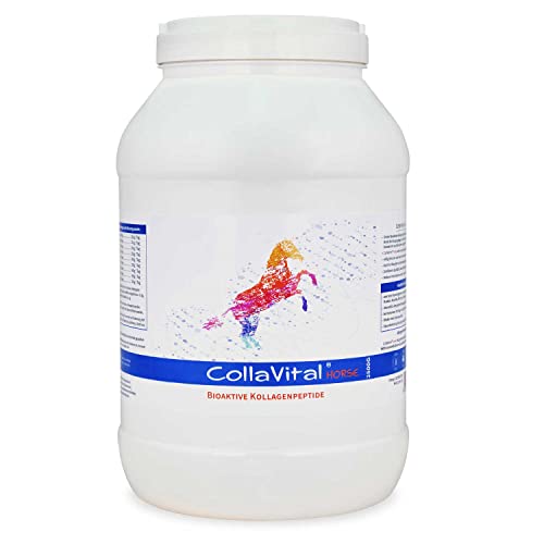 CollaVital® Horse Premium Kollagen Pulver 2500 g - Gelenkpulver aus bioaktiven Kollagen Hydrolysat für Pferde - Geschmacksneutral - 2500g bioaktive Kollagenpeptide - Protein Booster - Germany DE von CollaVital