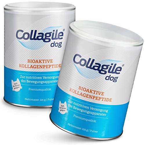 Collagile® Dog - Bioaktive Kollagenpeptide in Lebensmittelqualität 225g (2 x 225g) von Epicing