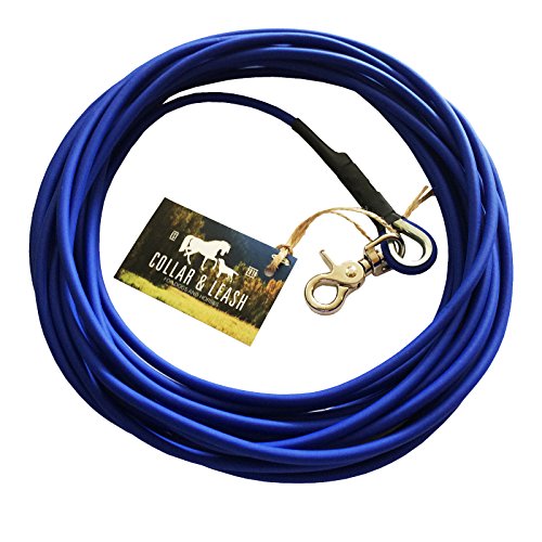 Collar & Leash BIOTHANE® Schleppleine rund - Coated 8 mm - [12 m] - blau - BU522 von Collar & Leash