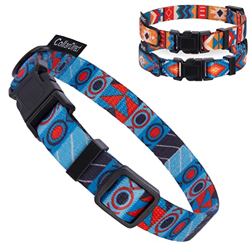 CollarDirect Hundehalsband für kleine, mittelgroße und große Hunde oder Welpen, niedliches einzigartiges Design mit SchnellverschlussSchnalle, Tribalethnisches Aztekenmuster (Ethnisch, 24-32 cm) CollarDirect Hundehalsband für kleine, mittelgroße und große Hunde oder Welpen, niedliches einzigartiges Design mit SchnellverschlussSchnalle, Tribalethnisches Aztekenmuster (Ethnisch, 24-32 cm) von CollarDirect