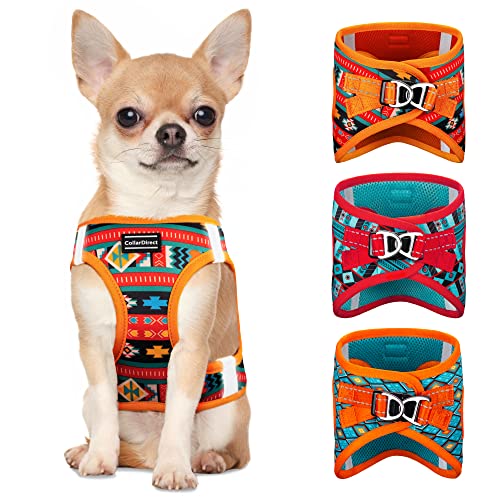 Step-in Hundegeschirr (Größe M, Muster PT2) von CollarDirect