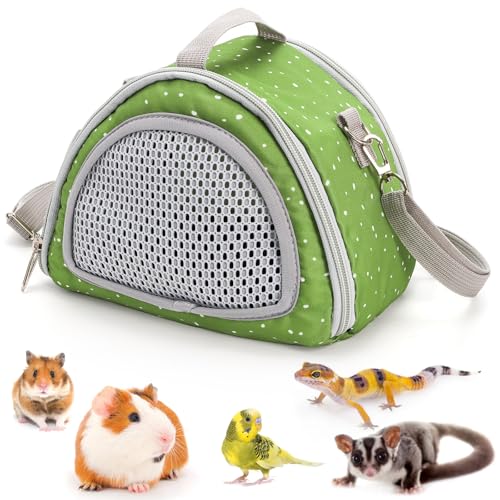 Coloch Hamster-Tragetasche, Reisetasche, atmungsaktiv, Meerschweinchen-Tragetasche mit Griff und Gurt für Zuckergleiter, Hamster, Igel, Meerschweinchen, Kleintiere Coloch Hamster-Tragetasche, Reisetasche, atmungsaktiv, Meerschweinchen-Tragetasche mit Griff und Gurt für Zuckergleiter, Hamster, Igel, Meerschweinchen, Kleintiere von Coloch