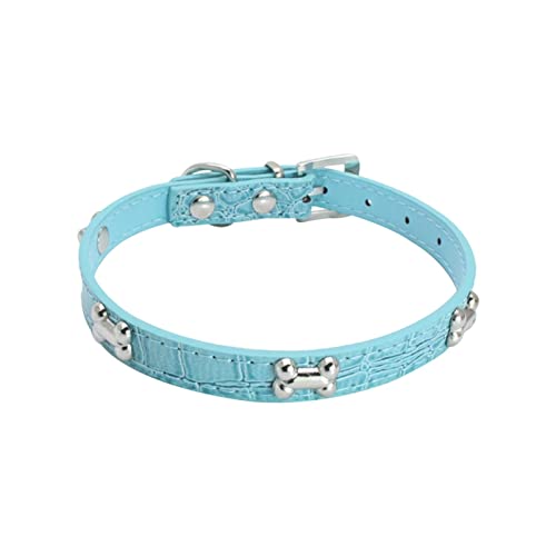Colorful Outdoor Pet Glänzende Strass Hundehalsband Knochenschmuck Hundehalsband kleine und mittlere Hundekette (F, M) von Colorful Outdoor