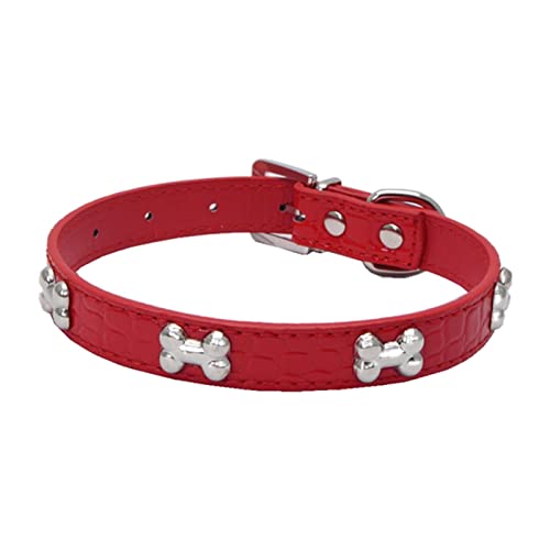 Pet Glänzende Strass Hundehalsband Knochenschmuck Hundehalsband kleine und mittlere Hundekette (I, L) von Colorful Outdoor