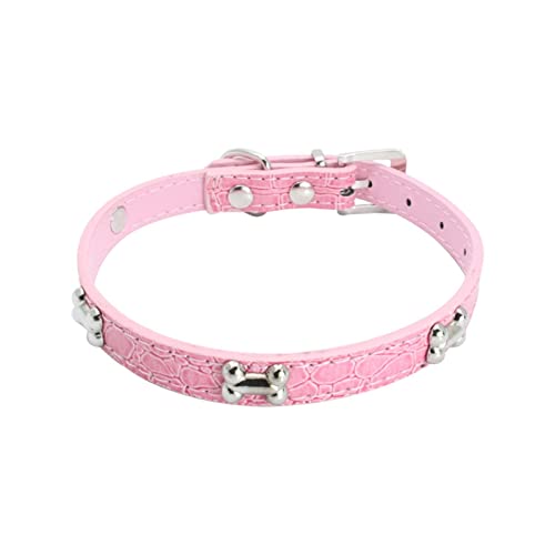 Pet Glänzende Strass Hundehalsband Knochenschmuck Hundehalsband kleine und mittlere Hundekette (J, M) von Colorful Outdoor