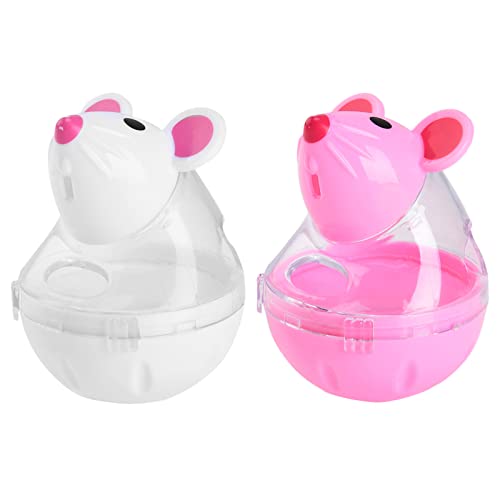 Pet Set aus 2 Pet Tumbler Interaktives Spielzeug Pet Ball Shaking Food Leak Ball mit verstellbaren Lecklöchern Slow Feeder Ball Selbstfütterungsspielzeug für kleine mittelgroße Hunde (White, One Size) Pet Set aus 2 Pet Tumbler Interaktives Spielzeug Pet Ball Shaking Food Leak Ball mit verstellbaren Lecklöchern Slow Feeder Ball Selbstfütterungsspielzeug für kleine mittelgroße Hunde (White, One Size) von Colorful Outdoor