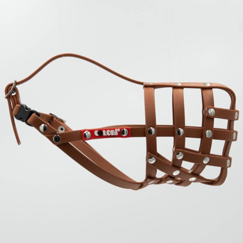 COLORI® 2.0 Maulkorb Schäferhund M, hellbraun - Größe 6 von Colori
