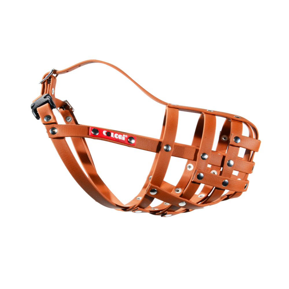 COLORI® Maulkorb Schäferhund L, hellbraun - Größe 9 von Colori
