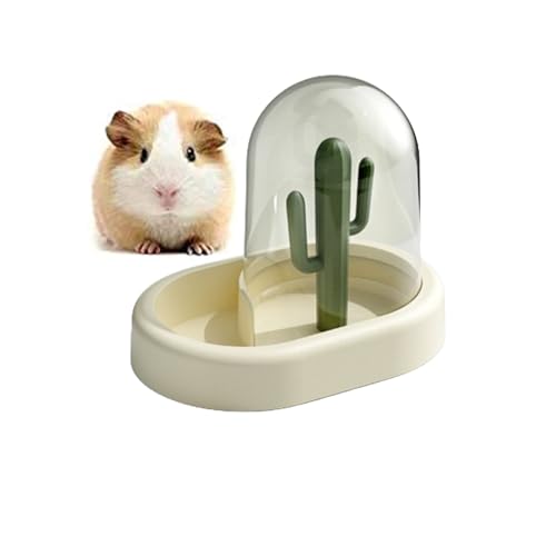 Automatischer Futterspender für Hamster, Kleintiere, Vögel, Tauben, Papageien, Mini-Igel - Hamster Zubehör Mit Napf (Gelb) von Colrid