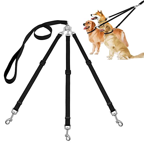Haustier Hund Führen Leine Kette, Hundeleine Leine, Hundeleine Nylon, 3-in-1-Hundeleinen, Trainieren Joggen, Verstellbar, für Mittlere, Kleine Hunde, Mehrere Haustiere, für 1,2 Oder 3 Hunde (3 in 1) Haustier Hund Führen Leine Kette, Hundeleine Leine, Hundeleine Nylon, 3-in-1-Hundeleinen, Trainieren Joggen, Verstellbar, für Mittlere, Kleine Hunde, Mehrere Haustiere, für 1,2 Oder 3 Hunde (3 in 1) von Colrid
