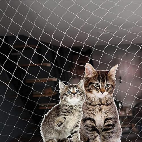 Katzennetz für Balkon 3x4m Drahtverstärkt | Ohne Bohren inkl. Haken & Montagezubehör | Weiß UV-beständig | Katzenschutznetz für Terrassen, Fenster, Türe | Balkonnetz Katzen Sicherung Katzennetz für Balkon 3x4m Drahtverstärkt | Ohne Bohren inkl. Haken & Montagezubehör | Weiß UV-beständig | Katzenschutznetz für Terrassen, Fenster, Türe | Balkonnetz Katzen Sicherung von Colrid