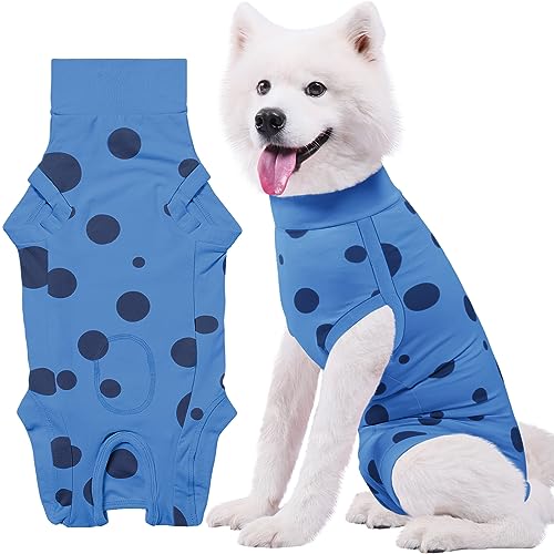 Vom Tierarzt empfohlener Genesungsanzug für Hunde, nach Operationen, Schutzkleidung mit Urinierloch (Blau, XL) Vom Tierarzt empfohlener Genesungsanzug für Hunde, nach Operationen, Schutzkleidung mit Urinierloch (Blau, XL) von comwish