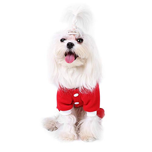 Comdy Haustier-Weihnachtskleidung, geruchloses exquisites Haustier-Weihnachtskostüm, bequem für das tägliche Tragen von Hunden(XL) von Comdy
