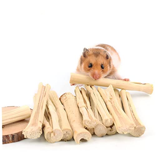 Comebachome Hamster -Kaustock, 50g süßer Bambus -Molhals Snacks Spielzeug für Meerschweinchen Kaninchen Eichhörnchen Chinchilla Pet von Comebachome