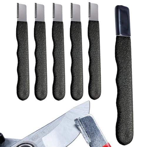 Messerschärfer, Schärfer für Gartengeräteklingen, Abziehsteine für Rasenmäher, Gartengeräte, Rasenmäher Messerschärfer Profi, Knife Sharpener für Axt, Machete, Heckenschere, Schere, Beil (Schwarz*5) Messerschärfer, Schärfer für Gartengeräteklingen, Abziehsteine für Rasenmäher, Gartengeräte, Rasenmäher Messerschärfer Profi, Knife Sharpener für Axt, Machete, Heckenschere, Schere, Beil (Schwarz*5) von ComedyKing