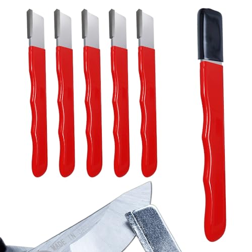 Messerschärfer, Schärfer für Gartengeräteklingen, Abziehsteine für Rasenmäher, Gartengeräte, Rasenmäher Messerschärfer Profi, Knife Sharpener für Axt, Machete, Heckenschere, Schere, Beil (rosa*5) Messerschärfer, Schärfer für Gartengeräteklingen, Abziehsteine für Rasenmäher, Gartengeräte, Rasenmäher Messerschärfer Profi, Knife Sharpener für Axt, Machete, Heckenschere, Schere, Beil (rosa*5) von ComedyKing