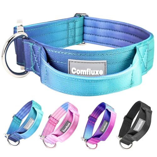 Comfluxe Taktisches Hundehalsband, breit, dick, strapazierfähig, mit Griff, weiches Neopren, gepolstert, Militärqualität, Nylon, Trainingshalsband mit Schnellverschluss-Metallschnalle für große Hunde Comfluxe Taktisches Hundehalsband, breit, dick, strapazierfähig, mit Griff, weiches Neopren, gepolstert, Militärqualität, Nylon, Trainingshalsband mit Schnellverschluss-Metallschnalle für große Hunde von Comfluxe