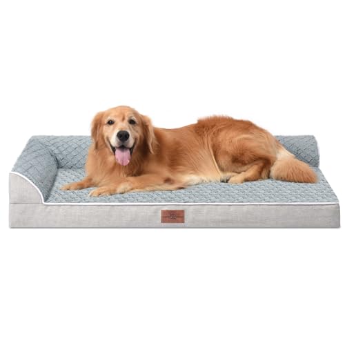 Comfort Expression Orthopädisches, extra großes Hundebett mit bequemen Nackenrollen, wasserdichtes Hundebett, Haustierbett, Sofa mit abnehmbarem, waschbarem Bezug und rutschfester Unterseite (XL, Comfort Expression Orthopädisches, extra großes Hundebett mit bequemen Nackenrollen, wasserdichtes Hundebett, Haustierbett, Sofa mit abnehmbarem, waschbarem Bezug und rutschfester Unterseite (XL, von Comfort Expression