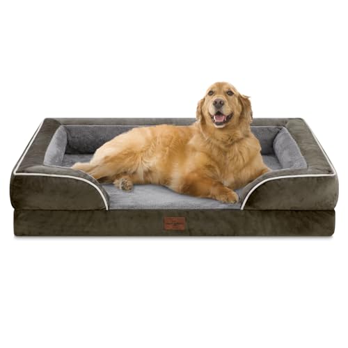 Comfort Expression XL Hundebetten für extra große Hunde, XL Hundebett, Großes Hundebett waschbar, XL Hundebett mit abnehmbarem Bezug und Reißverschluss, extra großes Hundebett mit Hundebettbezug von Comfort Expression