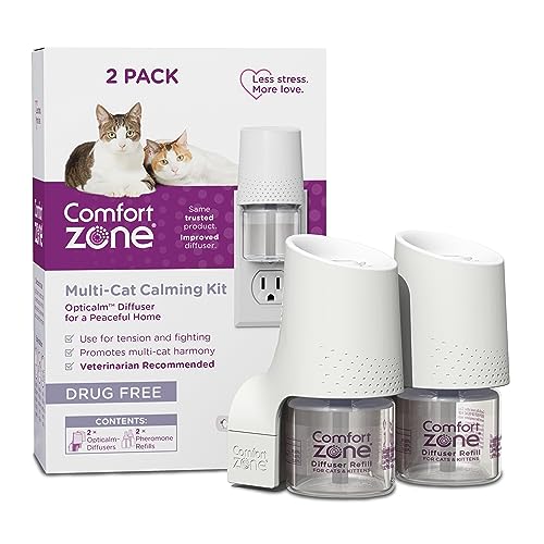 Comfort Zone MultiCat Beruhigendes Diffusor-Set, Katzenpheromone, 2 Stück Comfort Zone MultiCat Beruhigendes Diffusor-Set, Katzenpheromone, 2 Stück von Comfort Zone