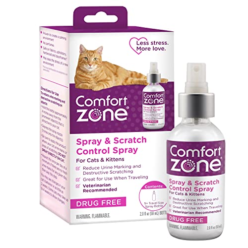 Comfort Zone Beruhigungsspray für Katzen, Reisegröße (57 ml) von Comfort Zone